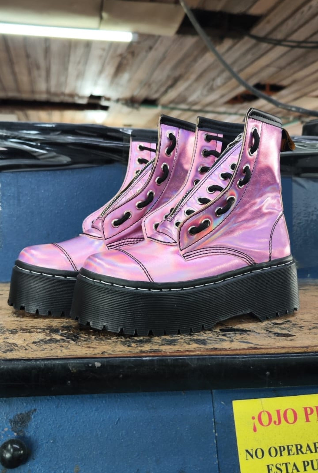 Bottes plateforme barbie